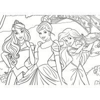 Disney Princess 18pc Double Sided Colour Your Own Jigsaw Puzzle Extra Image 3 Preview